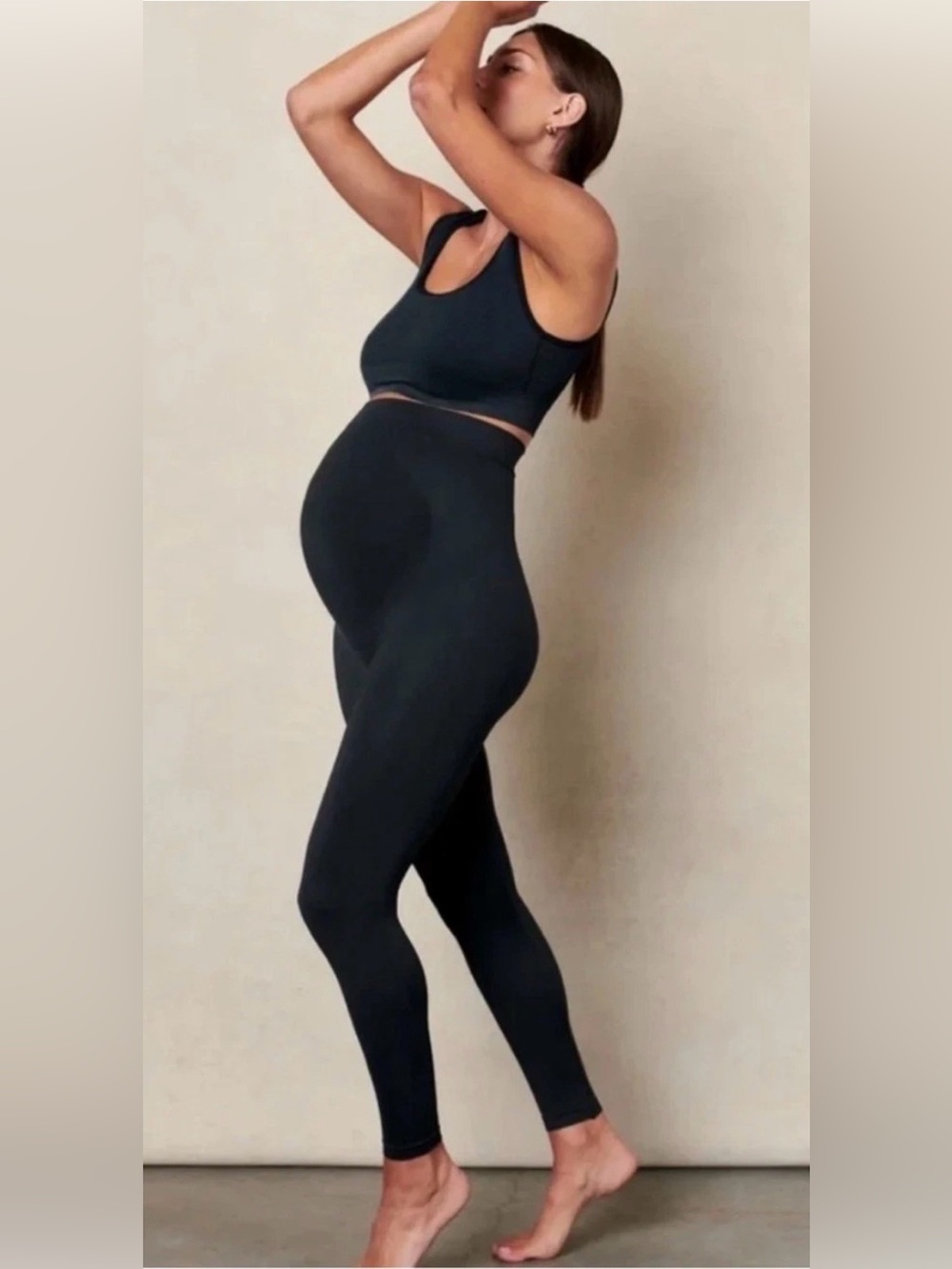 Blanqi Everyday MATERNITY SUPPORT LEGGING in black